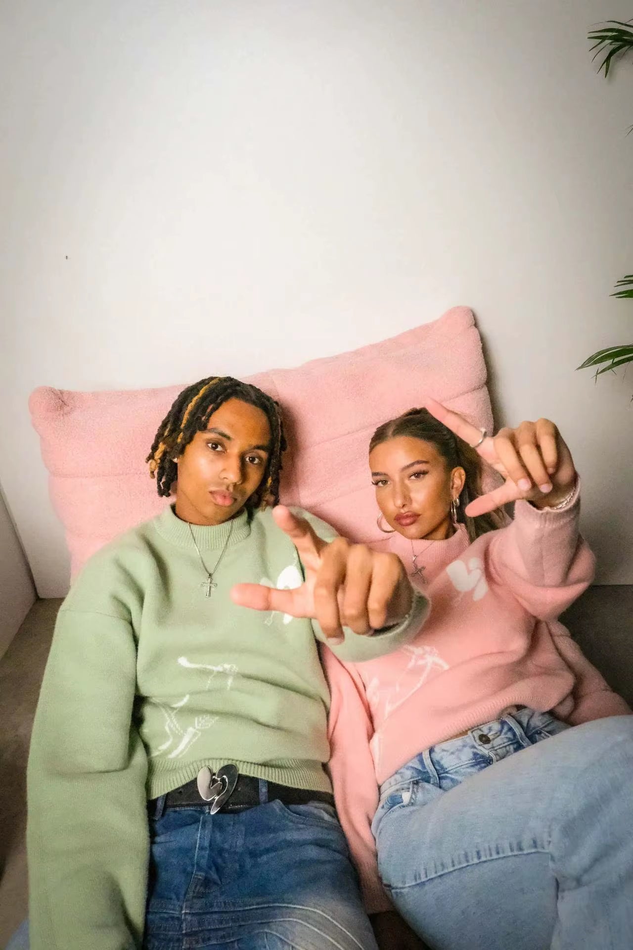 New Hip-Hop Street Gothic Vintage Women Loose Pullover Sweater Knitted Sweater Men'S Y2K Harajuku Punk Pop Oversize Sweater